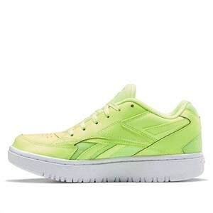 NEW REEBOK women's court double mix sneaker in fluorescent green